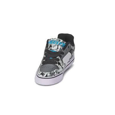 Heelys Launch EM Kids Skate Roller Shoes Boys Girls Sneakers Toddler Grey White US 5
