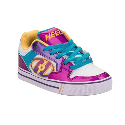 Heelys Motion Plus Kids Skate Roller Shoes Girls Sneakers Multi Colour Pink Blue
