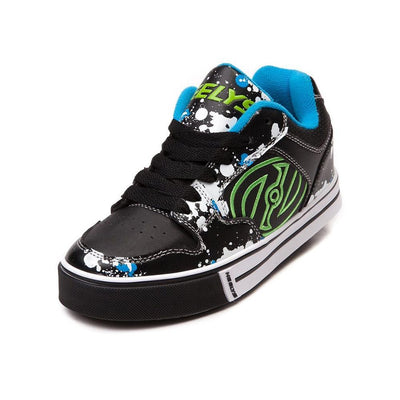Heelys Motion Plus Unisex Kids Skate Roller Shoes Boys Girls Sneakers Black Green Blue US 8