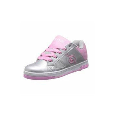 Heelys Split Kids Wheel Skate Roller Shoes Sneaker Toddler Shoe Silver Pink US 9