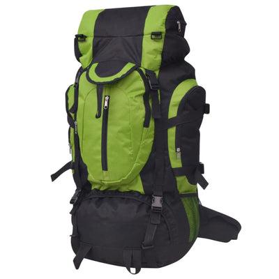 Hiking Backpack XXL 75 L Black and Green Payday Deals