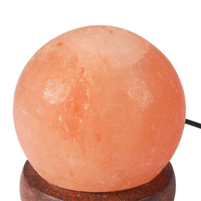 Himalayan Salt Lamp Globe USB Natural Crystal Rock Cord Night Light Lamps Globes Payday Deals