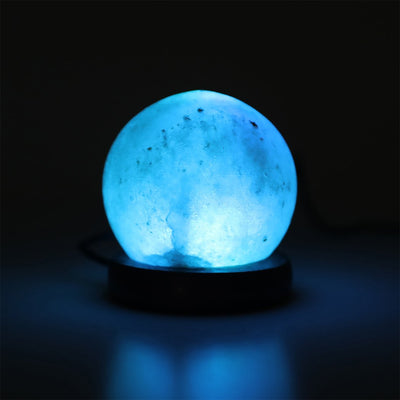 Himalayan Salt Lamp Globe USB Natural Crystal Rock Cord Night Light Lamps Globes Payday Deals