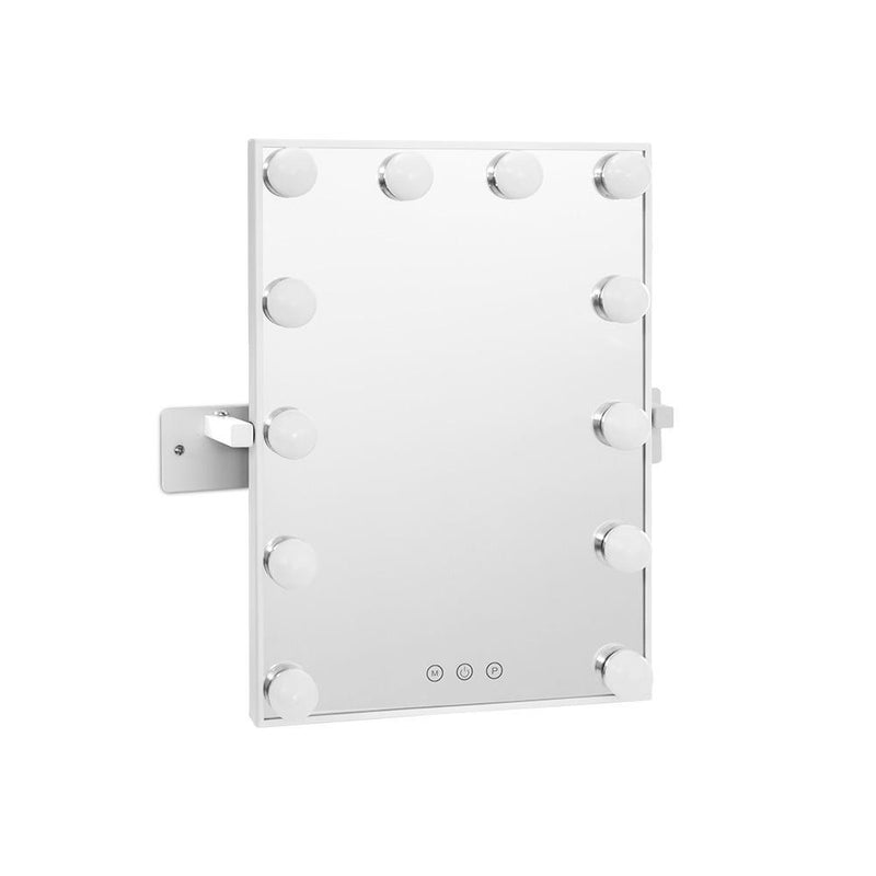 Embellir Hollywood Wall mirror Makeup Mirror With Light Vanity 12 LED Bulbs Payday Deals