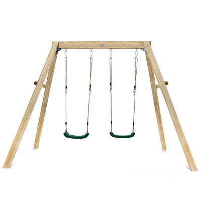 Holt 2-Station Timber Swing Set