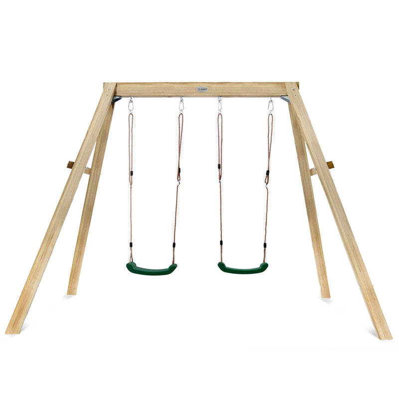 Holt 2-Station Timber Swing Set Payday Deals