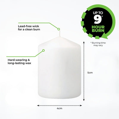 Home Master 144PCE Votive Candles White Home Décor Party Wedding 5cm Payday Deals