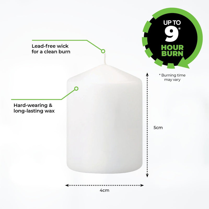 Home Master 144PCE Votive Candles White Home Décor Party Wedding 5cm Payday Deals