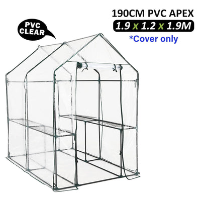 Home Ready Apex 190cm Garden Greenhouse Shed PVC Cover Only Payday Deals