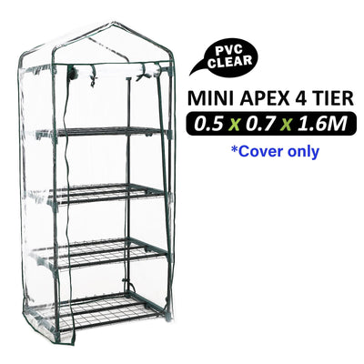 Home Ready Apex Mini Garden Greenhouse Shed PVC Cover Only Payday Deals
