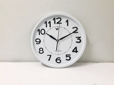 3Dnumber Home Style 12'' Plastic Wall Clock