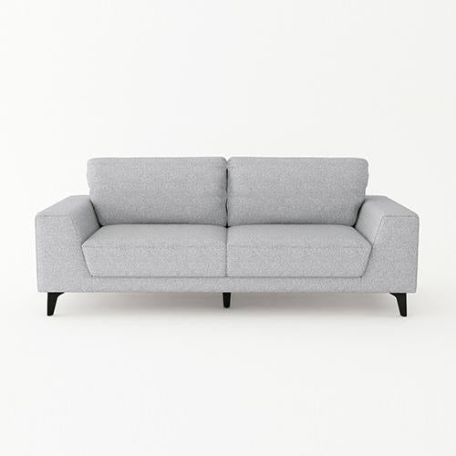 Hopper 2 Seater Fabric Sofa Light Grey Colour