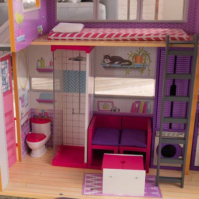 House Dollhouse with furniture for kids Payday Deals