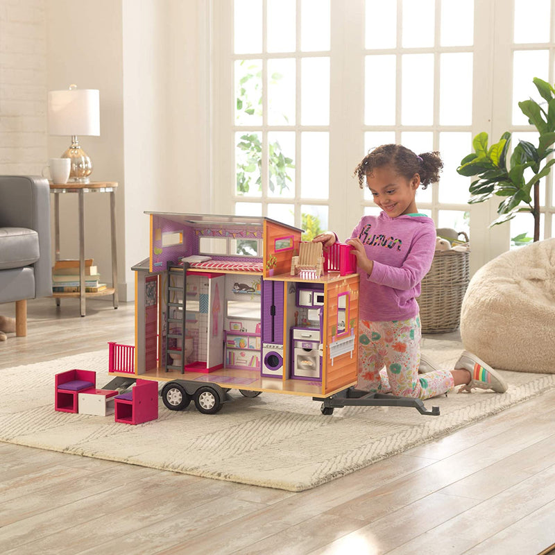 House Dollhouse with furniture for kids Payday Deals