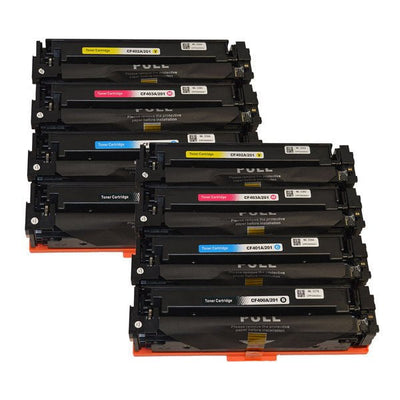 HP Compatible #201A Series Premium Generic Toner Cartridge set x 2 8 cartridges