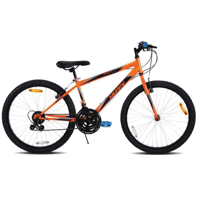 Huffy 24inch Granite Mountain Bike Unisex Mens Womens City Bicycle 15-Speed Orange