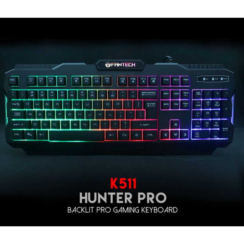 HUNTER PRO K511 Backlit Pro Gaming Keyboard Payday Deals