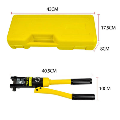 Heavy Duty Hydraulic Swaging Tool Kit for Stainless Wire Crimping and Steel Dies - Payday Deals