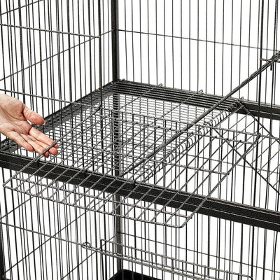  i.Pet 4 Level Pet Cage - Black