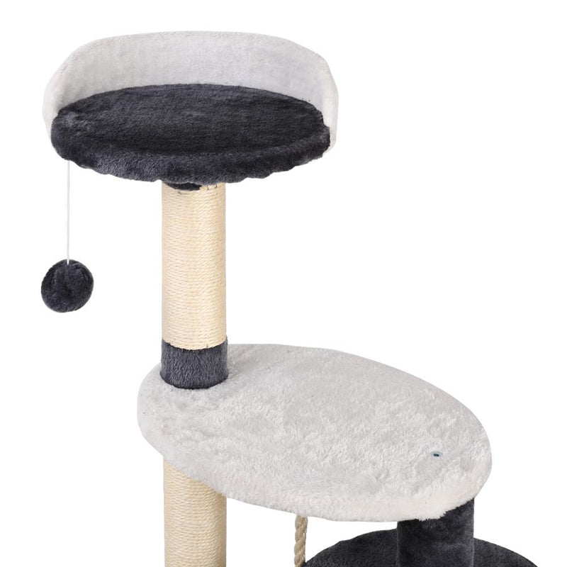 i.Pet Cat Tree 112cm Trees Scratching Post Scratcher Tower Condo House Furniture Wood Payday Deals