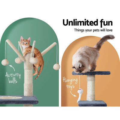 i.Pet Cat Tree Scratching Post Scratcher Cat Tree Tower Condo House toys 110cm Payday Deals