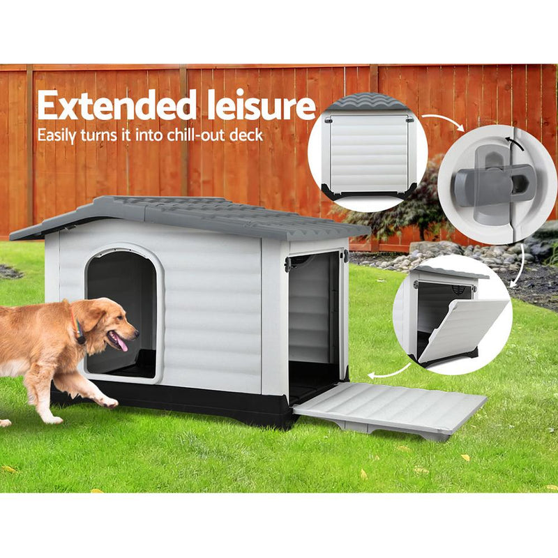 i.Pet Extra Extra Large Pet Kennel - Grey Payday Deals