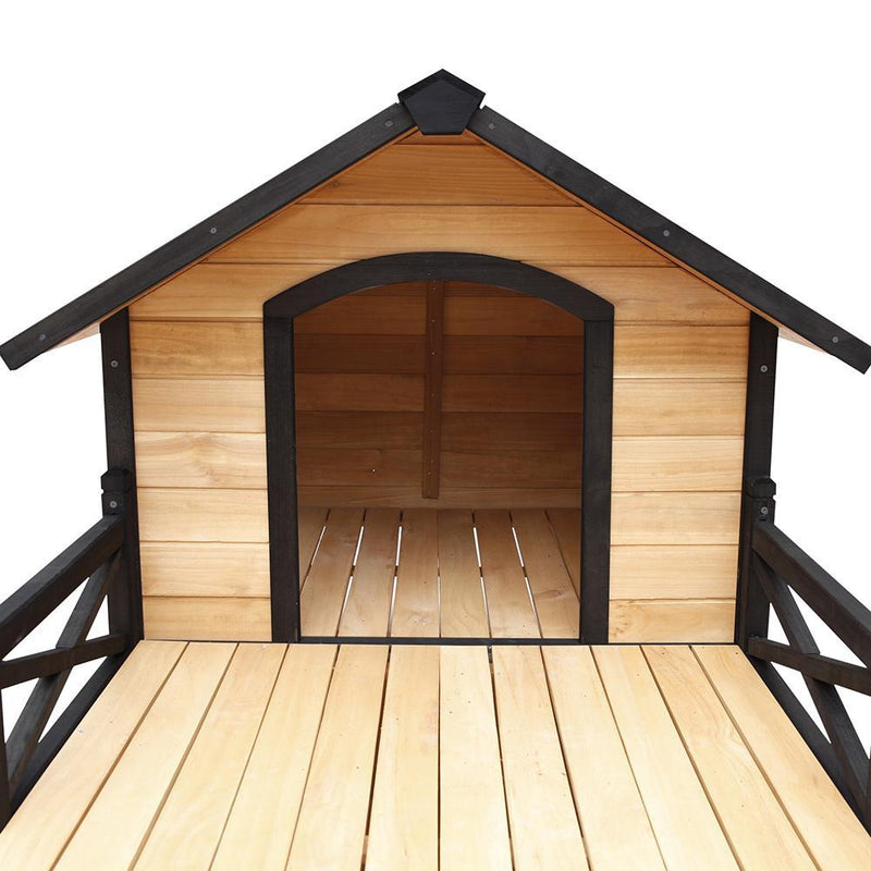 i.Pet Extra Large Waterproof Timber Pet Kennel Payday Deals