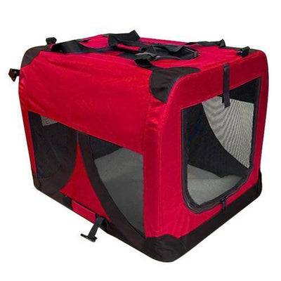  i.Pet Large Portable Soft Pet Carrier- Red