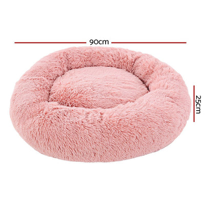 i.Pet Pet Bed Dog Bed Cat Large 90cm Pink Payday Deals