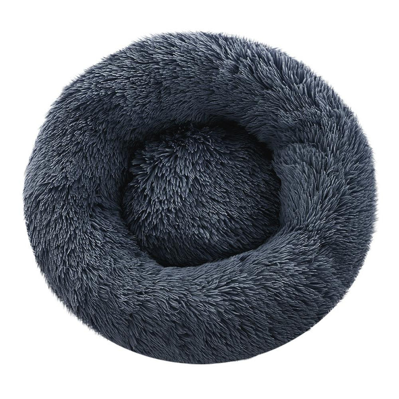 i.Pet Pet bed Dog Cat Calming Pet bed Small 60cm Dark Grey Sleeping Comfy Cave Washable Payday Deals