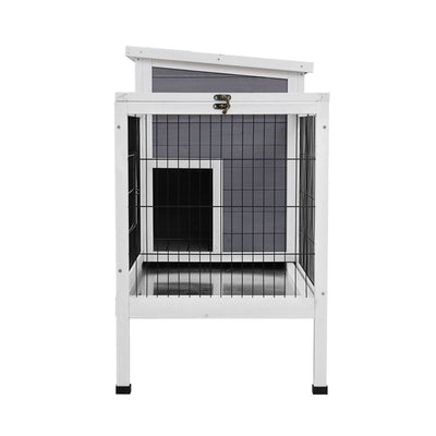 i.Pet Rabbit Hutch Chicken Coop Wooden Ferret Cage Habitat House Outdoor Large Payday Deals