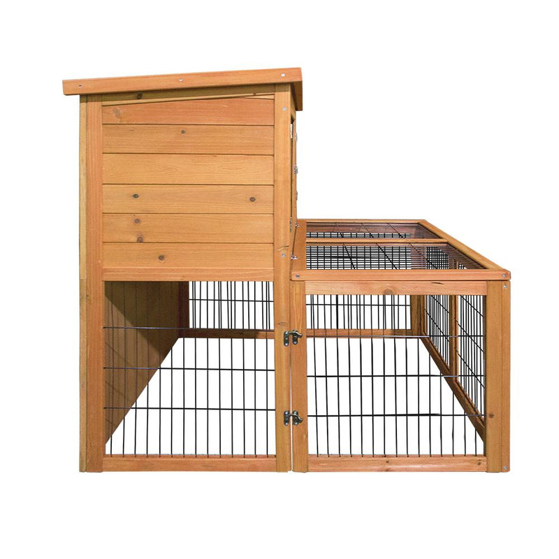 i.Pet Rabbit Hutch Wooden Pet Chicken Coop 100cm Tall Payday Deals