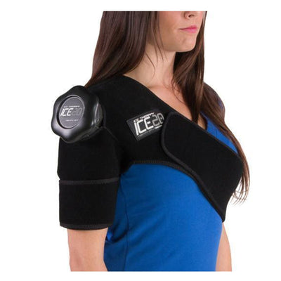 ICE 20 Single Shoulder Strap Compression Therapy Wrap Cold Pain Relief Payday Deals