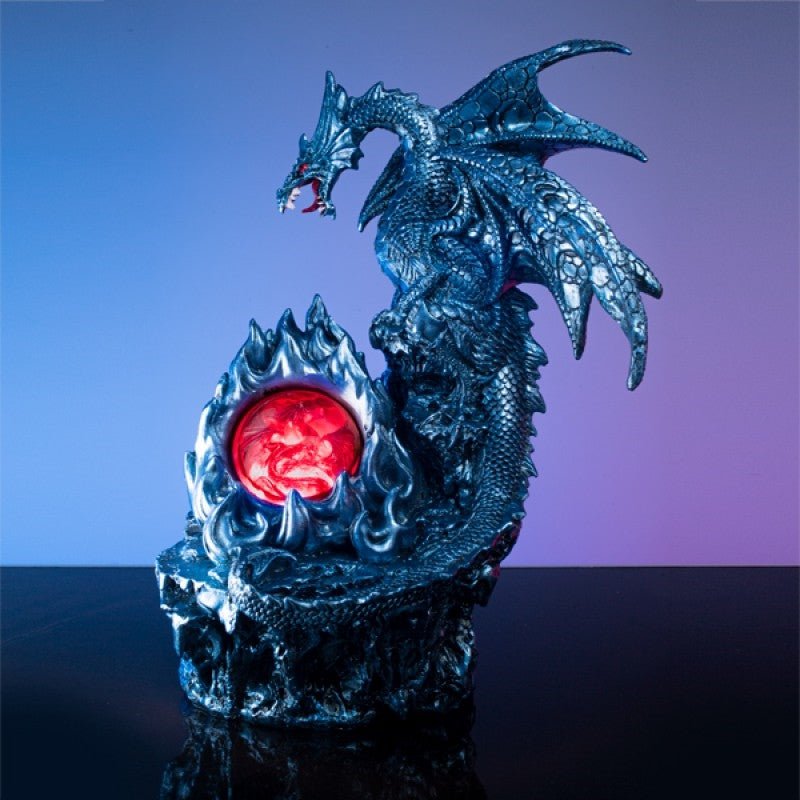 Ice Dragon with Fiery LED Crystal Ball Payday Deals