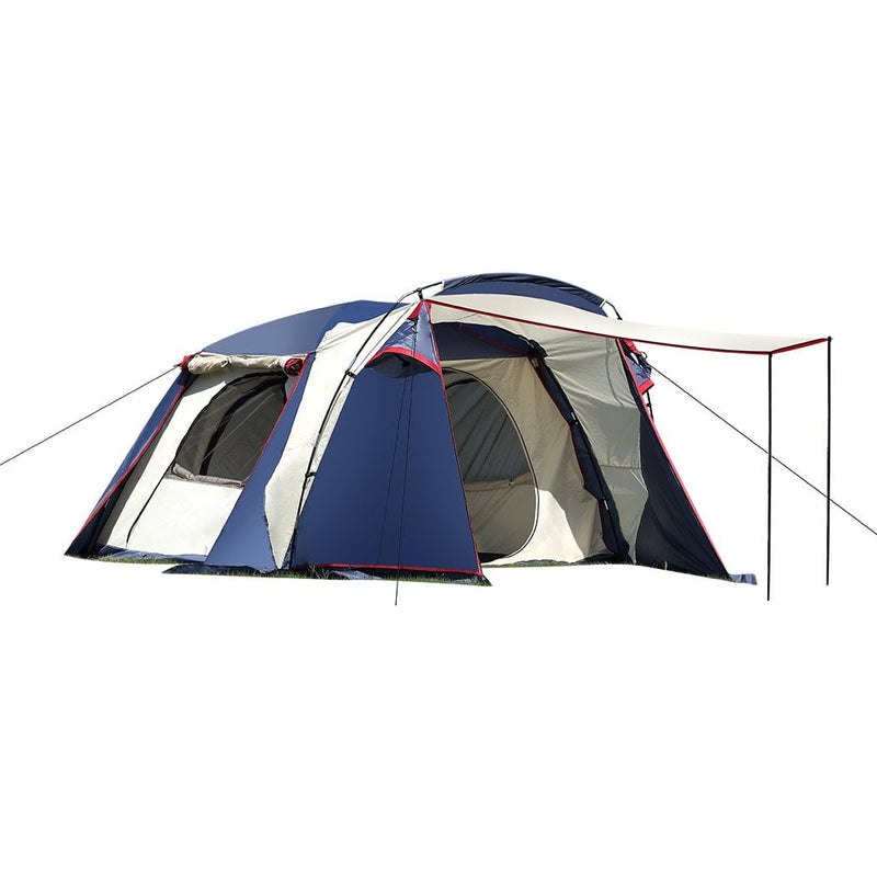 Family Camping Tent Tents Portable Outdoor Hiking Beach  4-6 Person Shade Shelter - Payday Deals