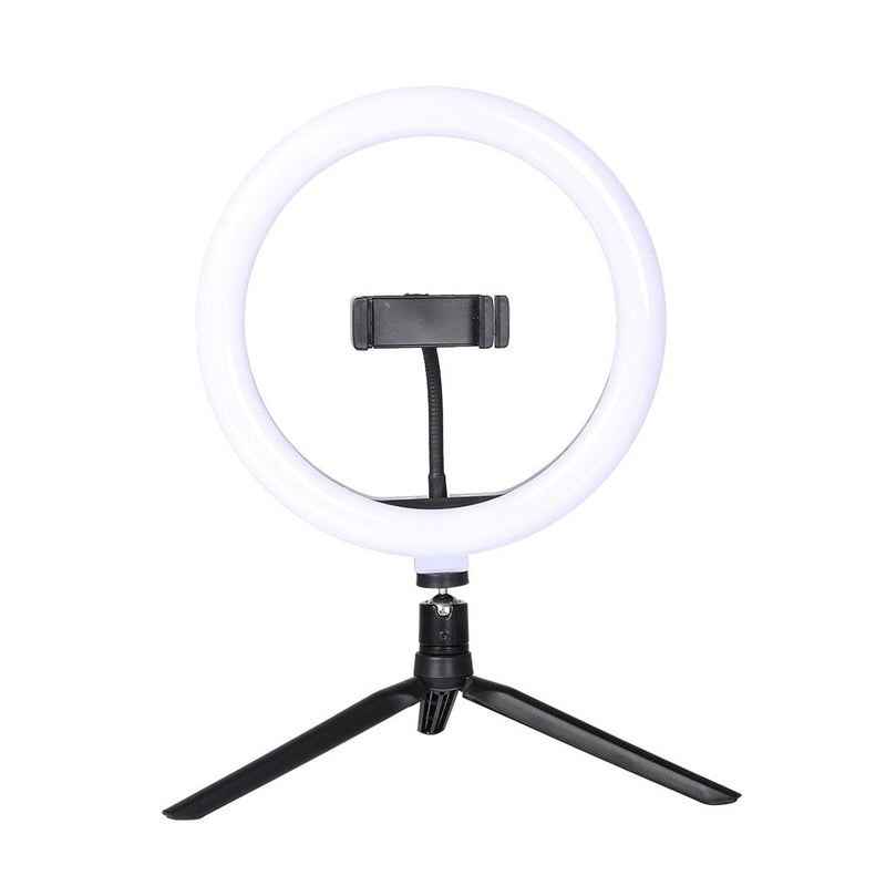 LED Ring Light with Tripod Stand Phone Holder Dimmable Studio Photo Makeup Lamp Type1 - Payday Deals