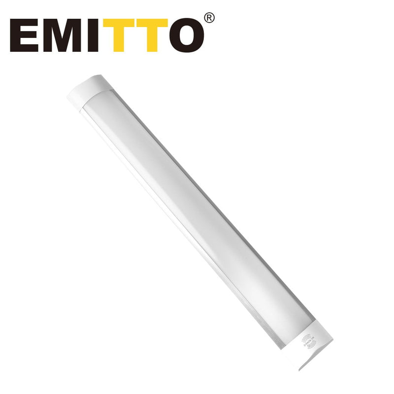 EMITTO LED Batten Light Ceiling Linear Microwave Sensor Optional Daylight 20W - Payday Deals