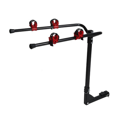 Car Bike Rack Carrier 2 Rear Mount Bicycle Foldable Hitch Mount Heavy Duty - Payday Deals