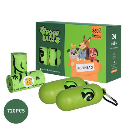 PaWz 100% Compostable Biobased Dog Poop Bag Puppy Holder Dispenser Clean 720pcs