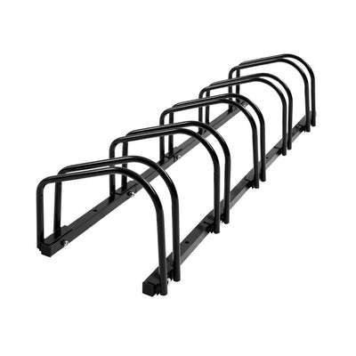 5-Bikes Stand Bicycle Bike Rack Floor Parking Instant Storage Cycling Portable - Payday Deals