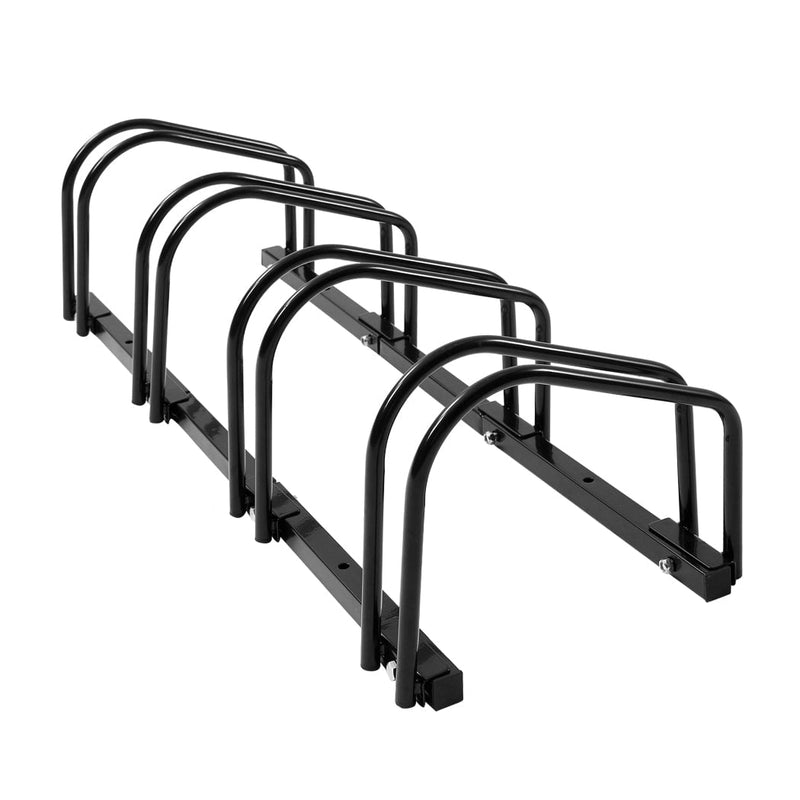 4-Bikes Stand Bicycle Bike Rack Floor Parking Instant Storage Cycling Portable - Payday Deals