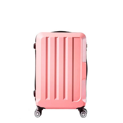 Slimbridge 24" Travel Luggage Lightweight Check In Cabin Suitcase TSA Rose Gold