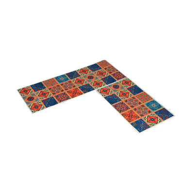 Marlow 2x Kitchen Mat Floor Rugs Area Carpet Non-Slip Door Mat 45x120cm /45x75cm