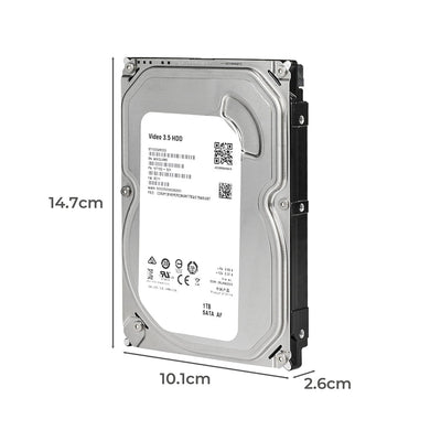 Kvenland 1TB Hard Drive For Security Camera Wireless System CCTV 10.1x2.6x14.7cm