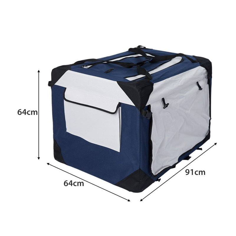 Pet Carrier Bag Dog Puppy Spacious Outdoor Travel Hand Portable Crate XL - Payday Deals