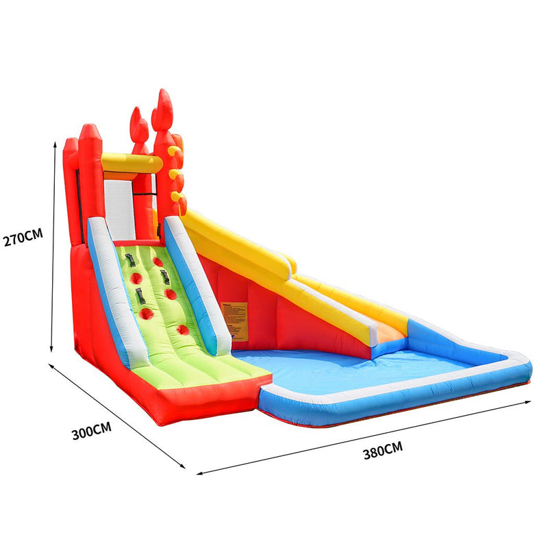 BoPeep Inflatable Water Slide Kids Play Park Pool Toys Outdoor Splash Jumping