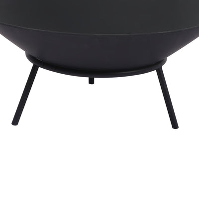 2IN1 Steel Fire Pit Bowl Firepit Garden Outdoor Patio Fireplace Heater 70cm - Payday Deals