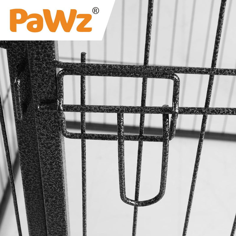 PaWz 8 Panel Pet Dog Playpen Puppy Exercise Cage Enclosure Fence Cat Play Pen 24&