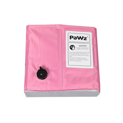 Portable Pet Swimming Pool Kids Dog Cat Washing Bathtub Outdoor Bathing Pink S - Payday Deals