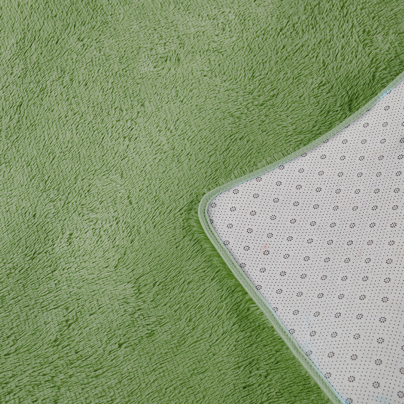 Designer Soft Shag Shaggy Floor Confetti Rug Carpet Home Decor 300x200cm Green - Payday Deals